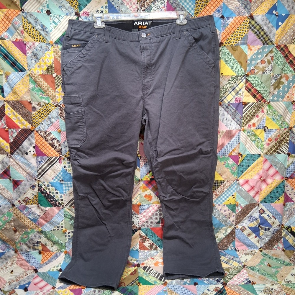 Ariat Rebar M4 Low Rise Boot Cargo Utility Pants Mens Size 44x32 Twill Dungaree